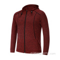 Zipper Sport Gym Fitness kleding Unisex heren Hoodies